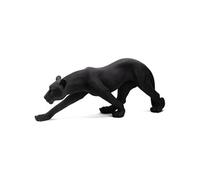 Statue : Panthère noire mate 100 cm - - Noir - Résine