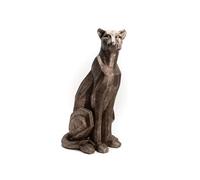 Statue : Panthère Savane 80 cm - - Marron - Résine