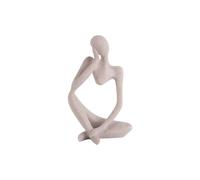 Statue polyrésine Present Time Imagine Gris 10x23,5 cm