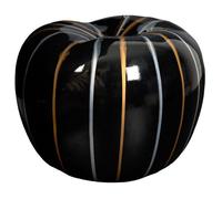 Statue Pomme - HOME DECO FACTORY - Décorative - Contemporaine - Noir et Argent
