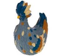 Statue : Poule Olly - Amadeus - Bleu - Résine BLEU G