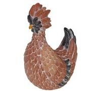 Statue : Poule Suzette - Amadeus - Marron - Résine Marron G