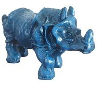 Statue Rhinocéros Bleu Feng Shui - Feng Shui - Décoration Zen et Feng Shui - Statue décoration Feng Shui - Remède Protection Feng Shui