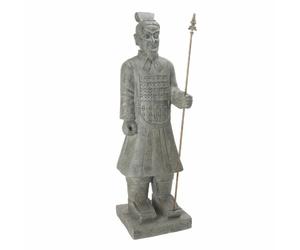 Statue Samouraï 119 cm - Gris