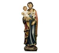 Statue San Giuseppe en résine cm. 31 by Paben