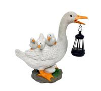 Statue solaire de jardin - 9,53 x 4,33 x 8,66 pouces Lampe de nuit résistante aux intempéries en forme , statue de jardin à énergie solaire et lampe torche | Pour patio, patio arrière