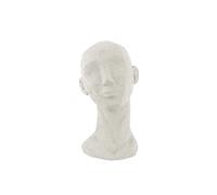 Statue visage en polyrésine - H.28,4 cm - Ivoire