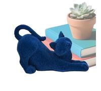 Statues de chat pour décoration de maison, sculpture mignonne en résine | Petites figurines d'animaux pour bureau, salon, bureau, bibliothèque, extérieur, intérieur, amoureux des âmes
