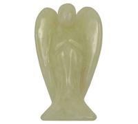 Statuette ange en jade vert - 5 cm