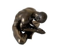 Statuette Body-Talk en résine - Homme assis 8 cm