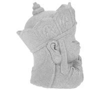 Statuette Bouddha Décor Aquarium, Sûre, Réutilisable, Grès Traditionnel | Aquarium et Tank, Forme Bouddha, Usage Maison ou Espace Travail, Résistante, Peu Déformable