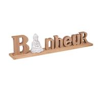 Statuette Bouddha mot à poser - Beige