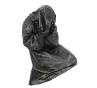 Statuette Bouddha pour Aquarium en Résine, Décor Réaliste et Créatif | Installation Simple, Nettoyage Facile, pour Bac à Poissons et Réservoir