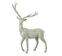 Statuette Cerf Déco Promenade 40cm Bleu Gris