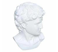 Atmosphera - Statuette David - résine - Blanc H26 cm
