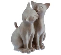 Statuette Chat - Résine - Bisou