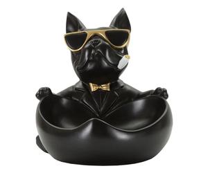 Statuette Chien Mauro Ferretti Noir 18,5x20,5x20 cm