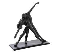 Statuette Couple Danse Courchevel 38cm Noir