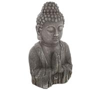 Statuette de Bouddha - H. 49 cm - Effet bois