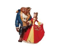 Statuette de collection La Belle et La Bête Noël - Hauteur 23 cm - Largeur 19 cm - Profondeur 10 cm