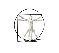 Statuette de collection Léonard de Vinci - l'homme de Vitruve