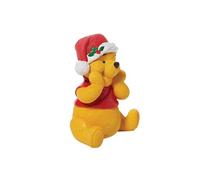ENESCO Statuette de collection Winnie L'Ourson Noël - Hauteur 8 cm - Largeur 6 cm - Profondeur 3 cm JAUNE G