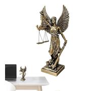 Statuette De La Déesse De La Justice Sculpture D'Ange Grec En Résine Avec