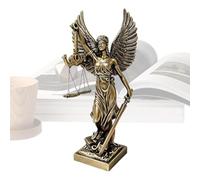 Statuette De La Déesse De La Justice Sculpture D'Ange Grec En Résine Avec
