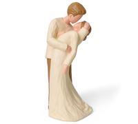 Statuette de mariage pour couple, cadeau de mariage Kiss of Victory Couple Figurine pour fiançailles Liste de mariage