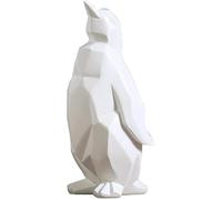 Statuette de pingouin moderne en résine de style nordique - Mère et fils - Figurine d'ornement - Sculpture d'animal - Sculpture artistique pour enfant - 17,8 cm