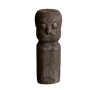 Statuette de Sumba céramique Pole To Pole M Noir 6x6x18 cm