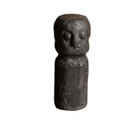 Statuette de Sumba céramique Pole To Pole S Noir 5x5x13 cm
