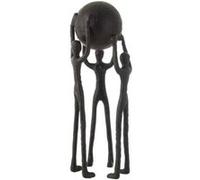 Paris Prix Statuette 3 Personnages Balle Noir