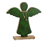 Statuette Déco Ange Gabriel 26cm Vert