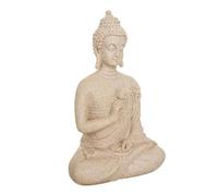Statuette Déco Bouddha Assis Salma 27cm Beige