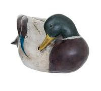 Statuette Déco Canard en Résine Vitto 28cm Gris