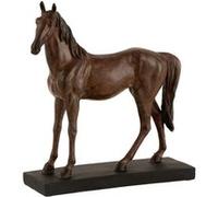 Paris prix statuette cheval résine - Marron