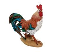 Créateur d'intérieur - Statuette Déco Coq en Résine "Isac" 31cm Multicolore