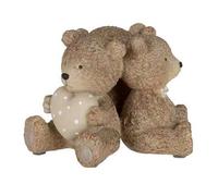 Statuette Déco Enfant 3 Ours 17cm Marron