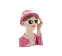 Statuette Déco Femme Donna Paris 26cm Rose