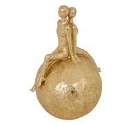 Statuette Déco Femmes en Résine Hapi' 22cm Doré