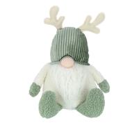 Statuette Déco Lutin Cerf 45cm Vert & Beige
