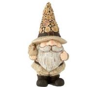 Statuette Déco Lutin Chalet 31cm Naturel