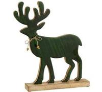 Statuette Déco Renne Gabriel 41cm Vert