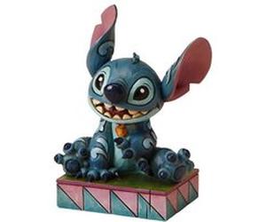 Statuette Disney Lilo & Stitch Traditions Stitch Assis et Souriant E
