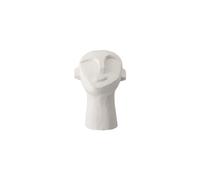 Statuette en béton blanc, visage, décorative - Bloomingville, Michery - 15x18x22 cm