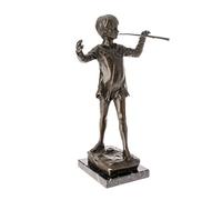 Statuette en bronze statue figure Peter Pan après George Frampton réplique