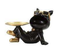 Statuette en forme de chien Mauro Ferretti Noir 27x17x18,5 cm