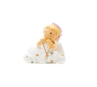 Statuette en résine Ange-Gardien rose - Ange de baptême 6 x 6 x 5 cm
