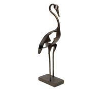 Statuette Héron en Métal Shilo 47cm Marron